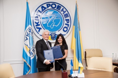 Підписання меморандуму про співпрацю з ПрАт Укргідроенерго